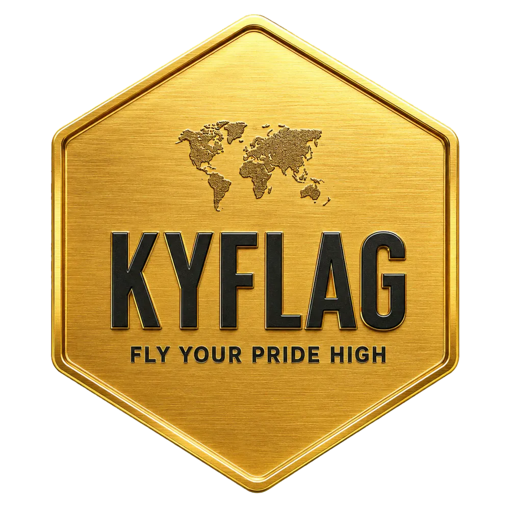 KYFLAG logo — Fly Your Pride High